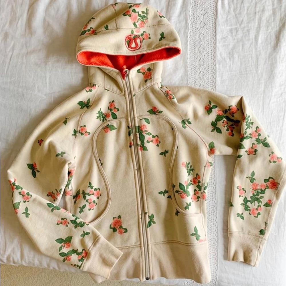 Lululemon Rare Floral Scuba Hoodie